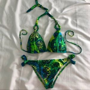 Luli Fama Colombian Triangle Bikini Set - Size L